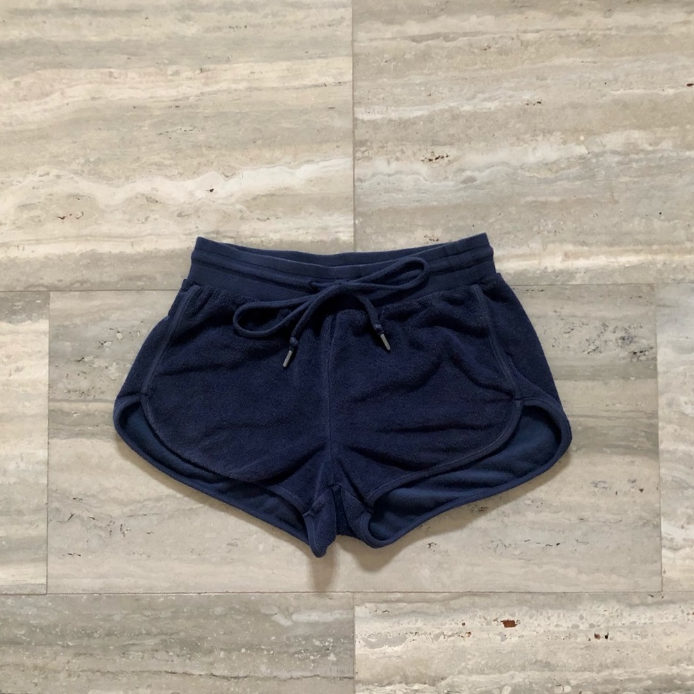 Aritzia Navy Blue Athletic Shorts